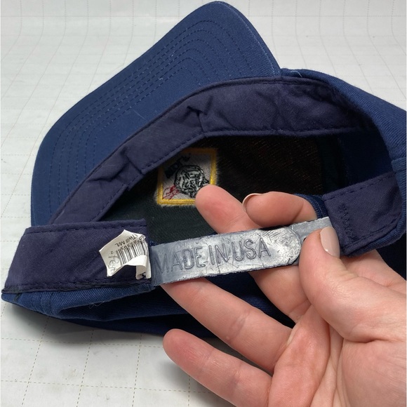 Boy Scouts Wolf Blue Gold vintage made in the USA twill M/L SnapBack cap - Picture 8 of 11